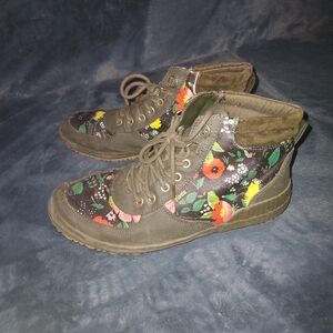 Keds Rifle Paper Co. Green Rain Boots